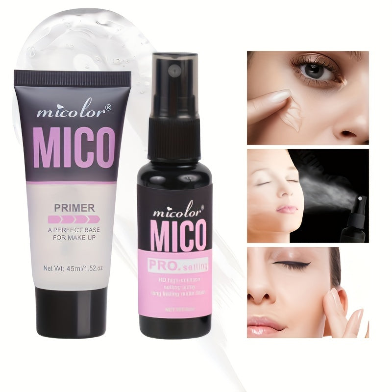 {2pcs or 4pcs} MICO Primer & Setting Spray Duo