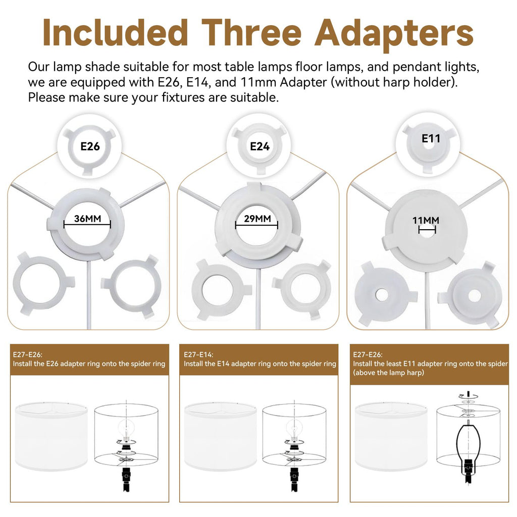 {2 Pack} Leopard Lampshades