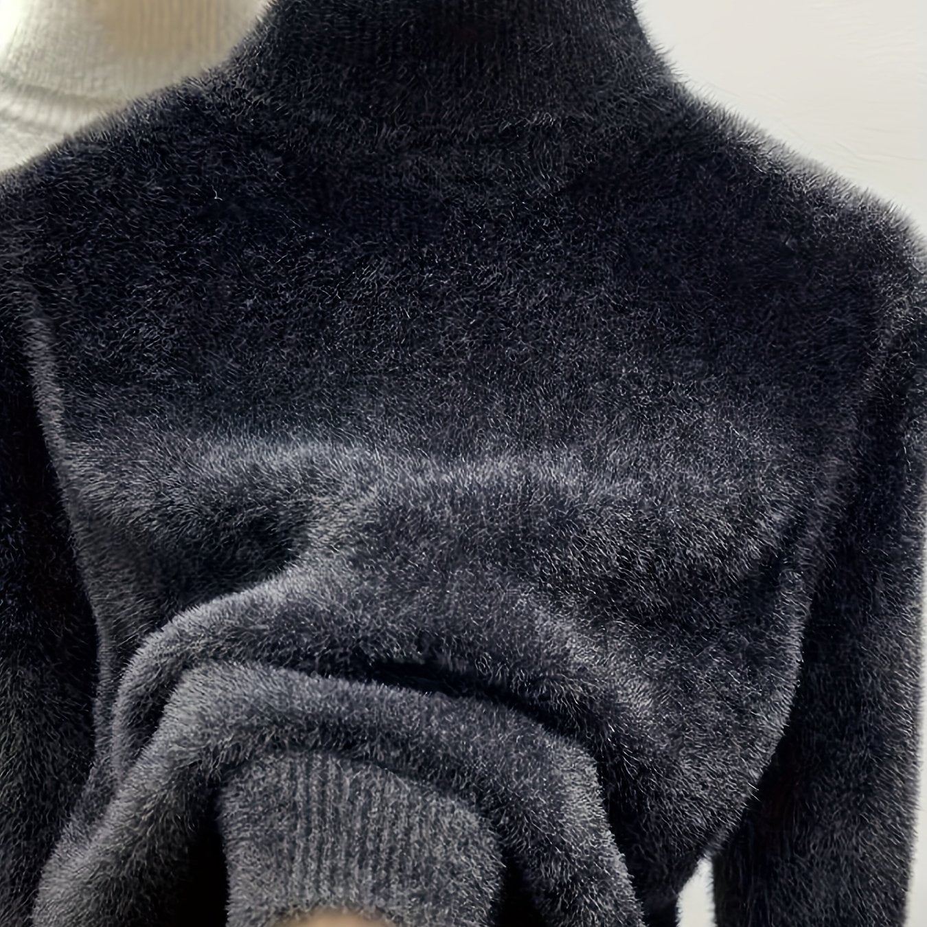 Faux Fur Turtleneck