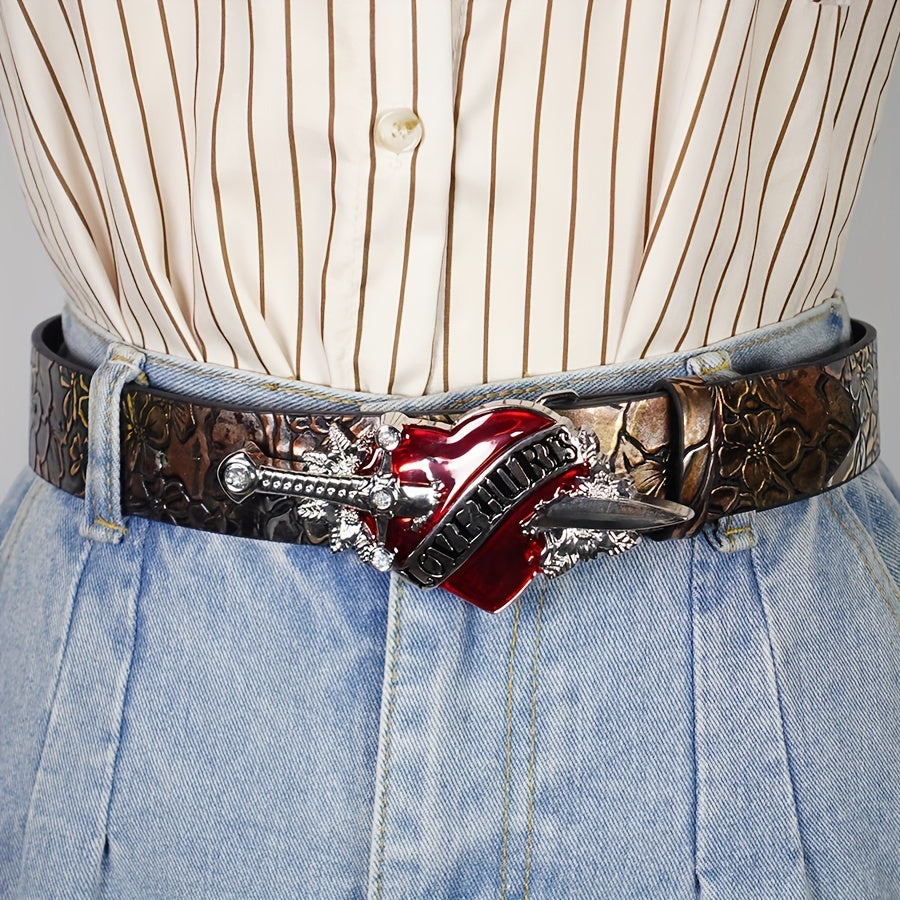 Alloy Punk Style Belt