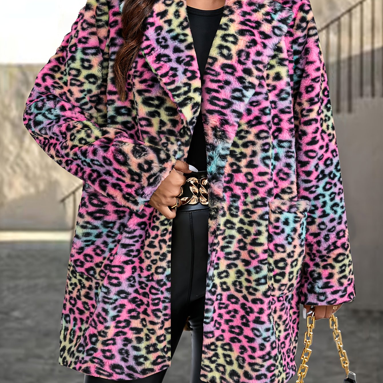 Leopard Print Coat