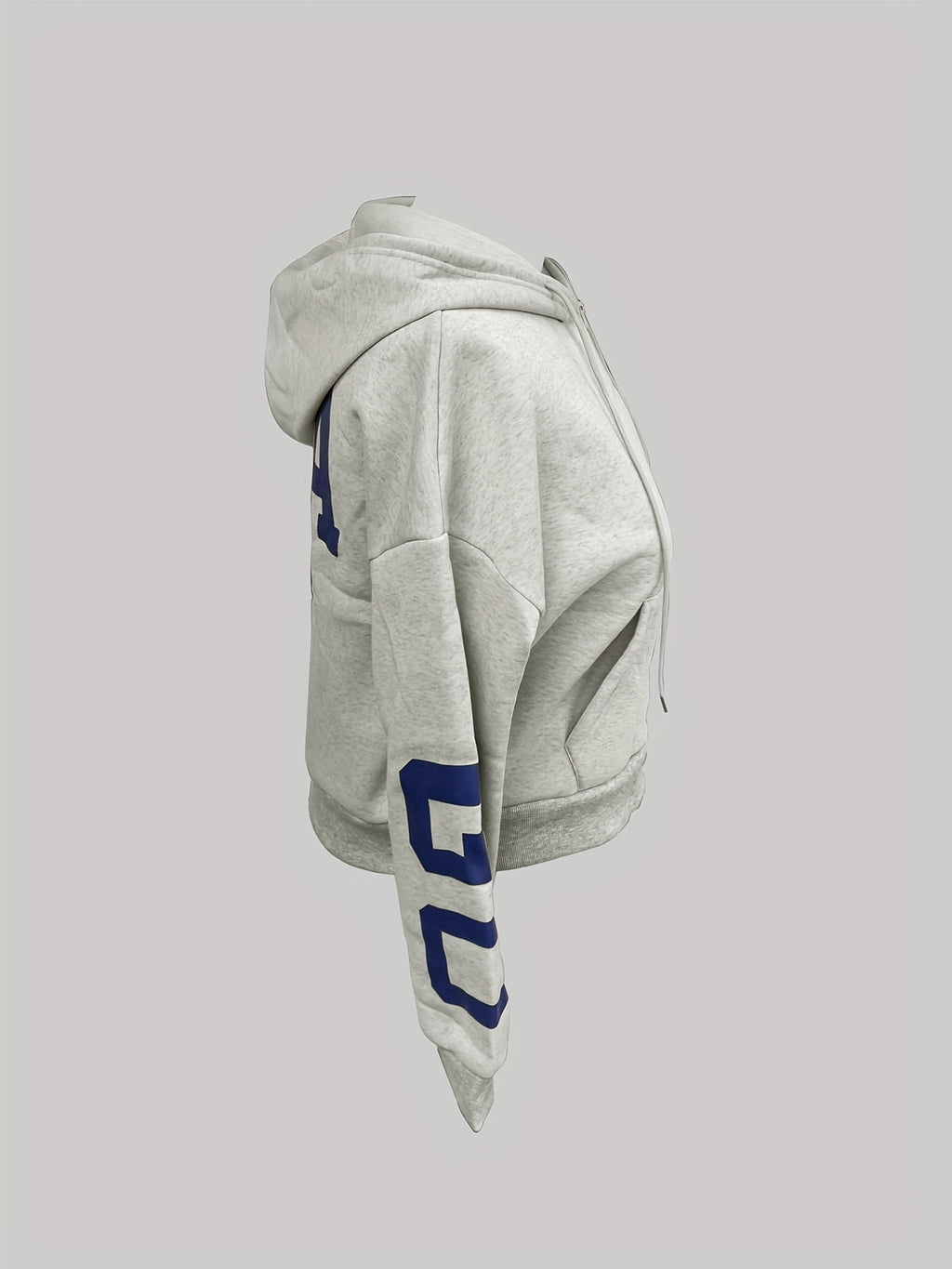Oversized Letter Graphic Hoodie