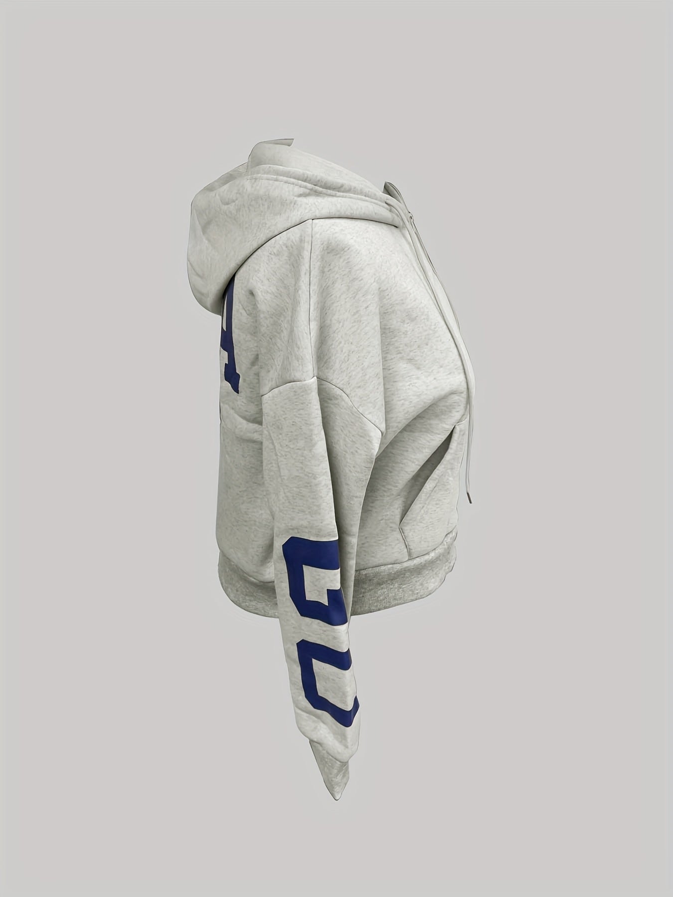 Oversized Letter Graphic Hoodie