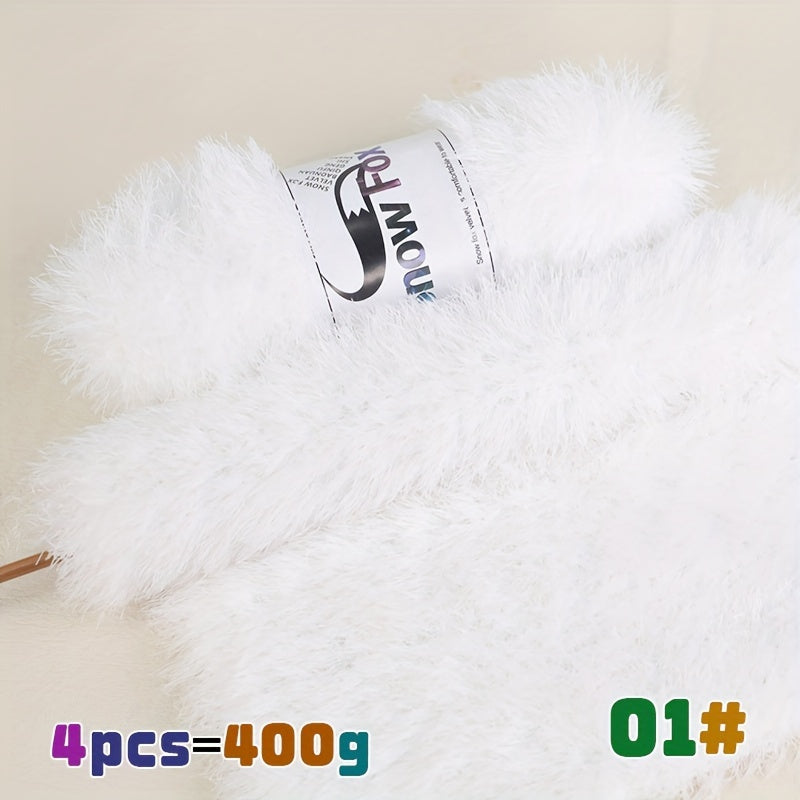 400g Lash Yarn Artificial Fur Fleece Yarn