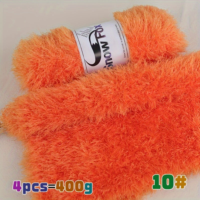 400g Lash Yarn Artificial Fur Fleece Yarn