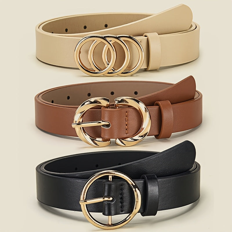 {3pcs} Simple and Stylish Multifunctional Belts