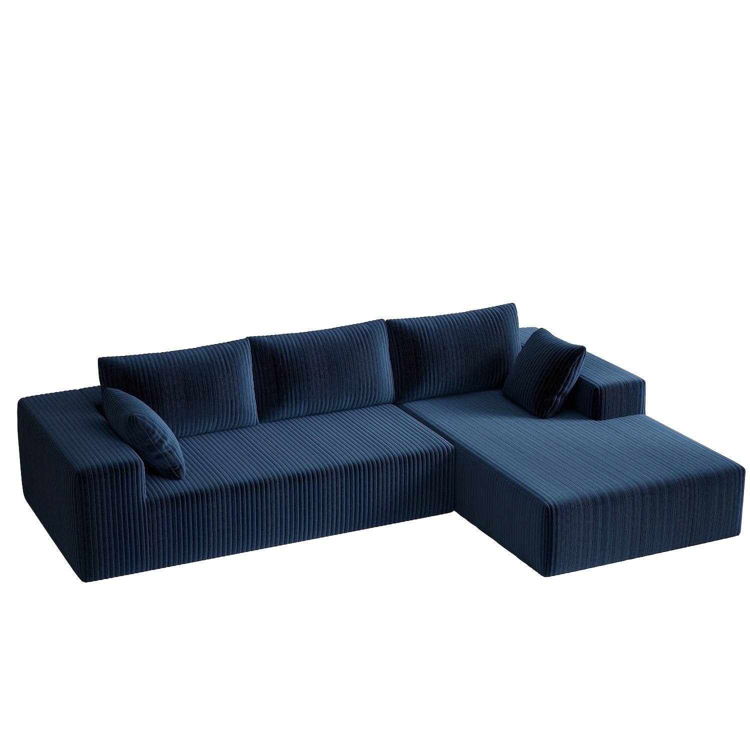 Modern Modular L-Shaped Living Room Cloud Sofa Set