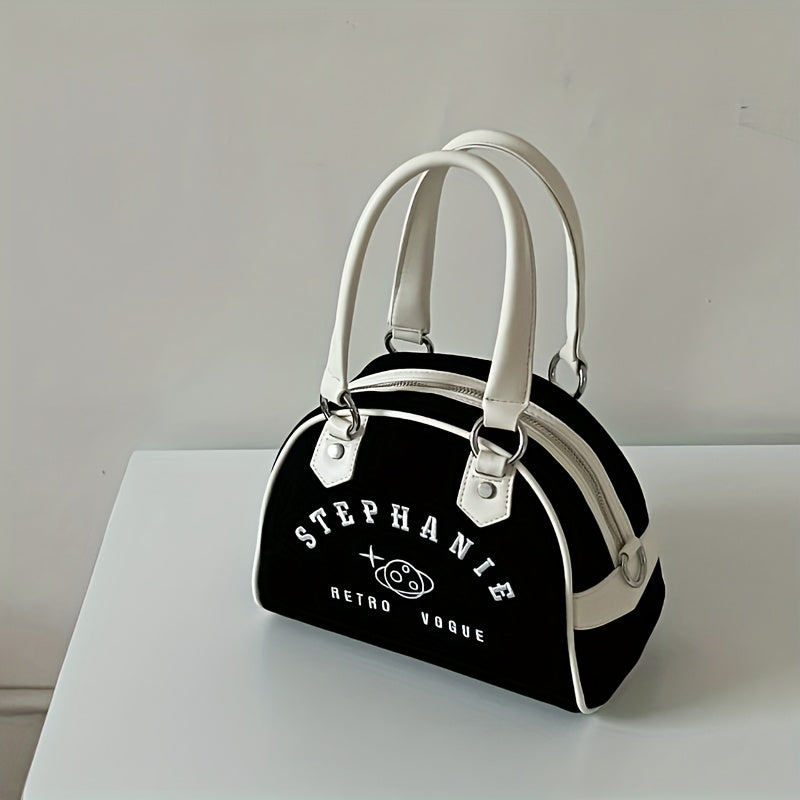 Vintage American Baseball Bag Vintage High-End Sweet Cool Boston Shoulder Crossbody Bag