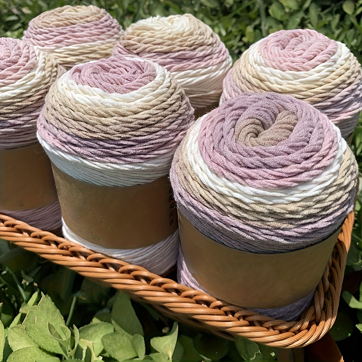 {2pcs} Rainbow 5-Strand Yarn