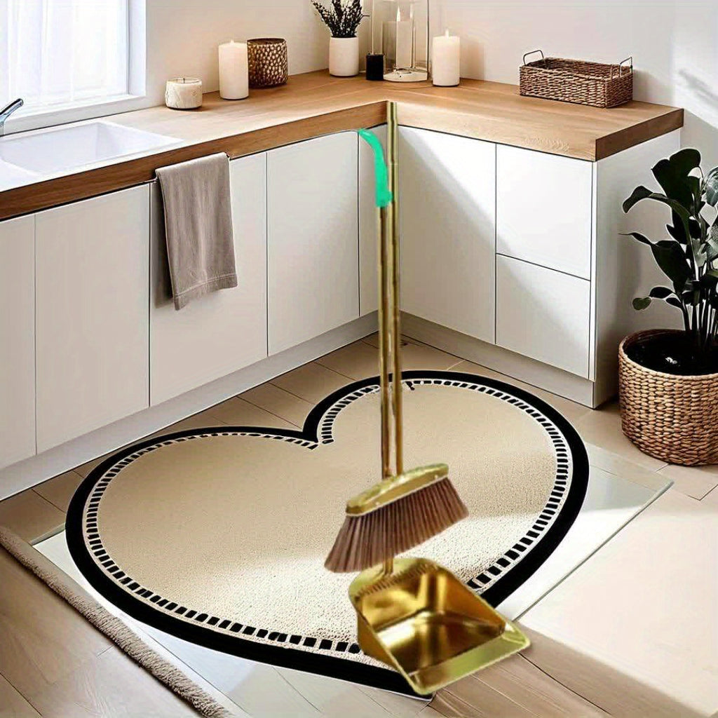 Extra-Long Premium Golden Stainless Steel Broom with Serrated Edge