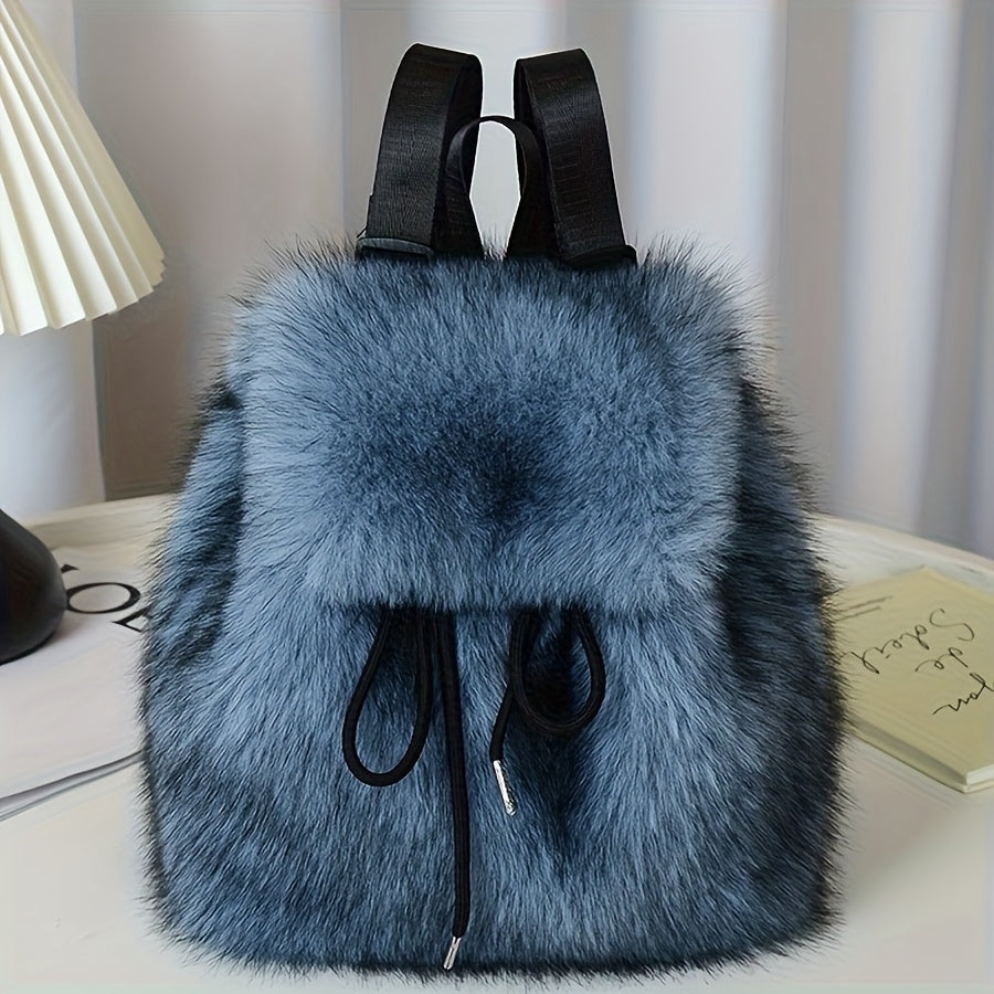 {1pc} Faux Fur Backpack
