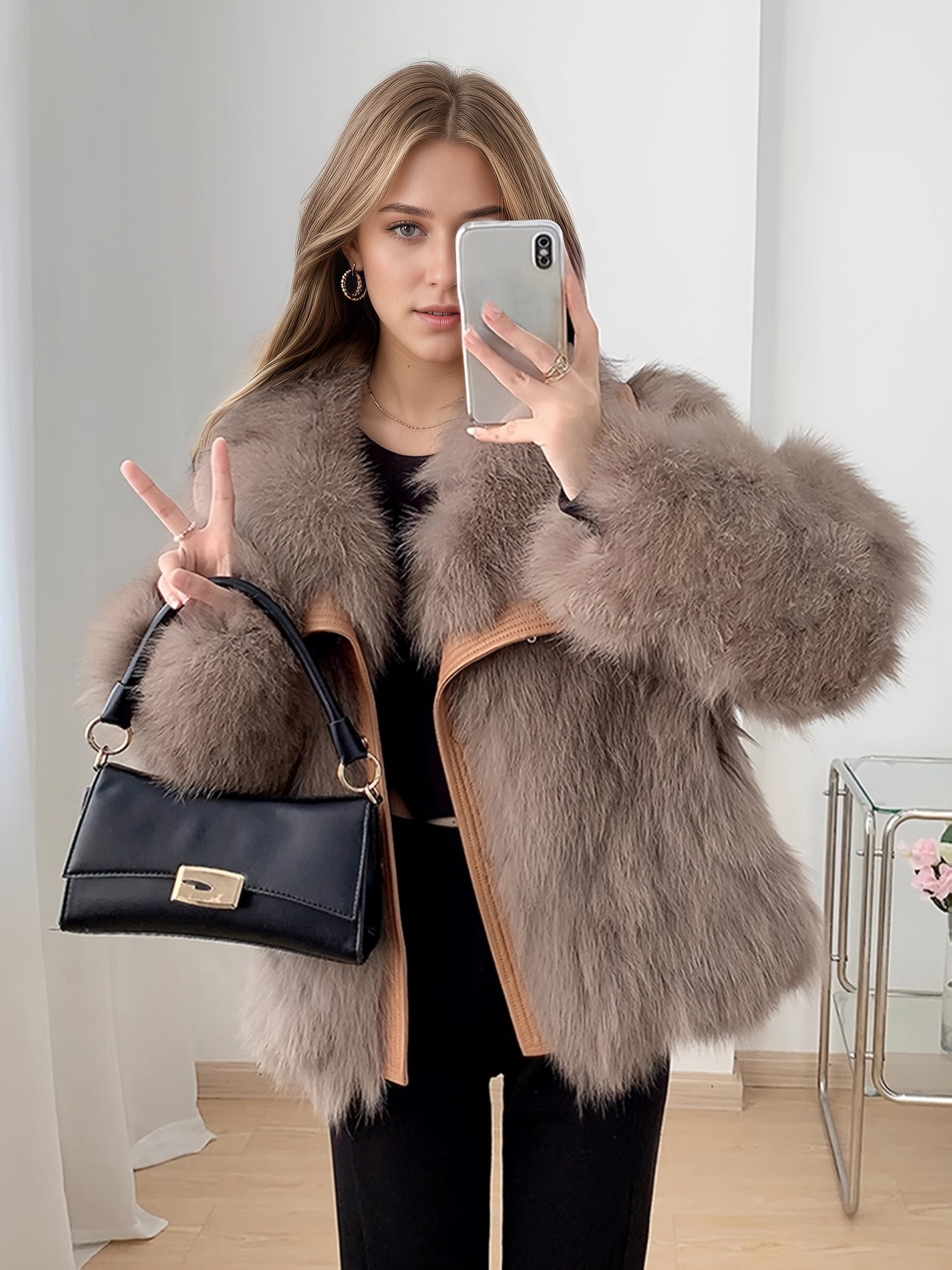 Faux Fur Coat
