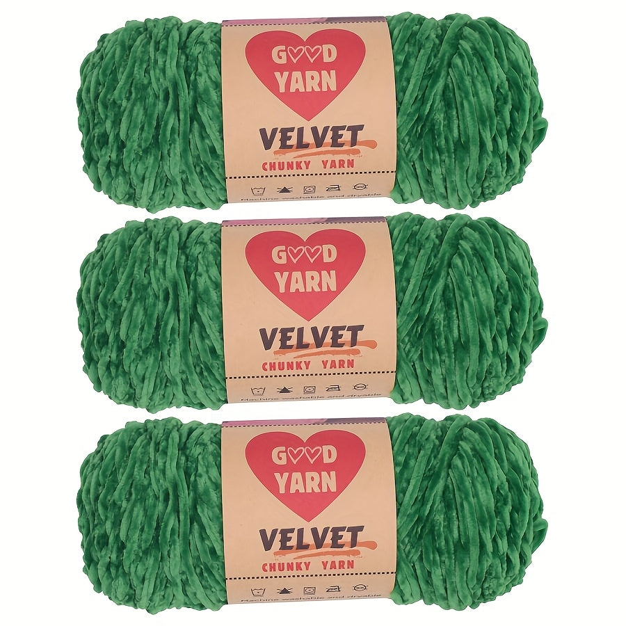 600g Big Chenille Velvet Yarn