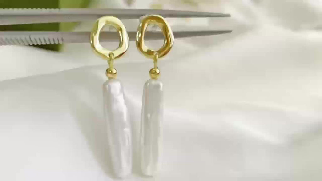 Freshwater Pearls Stud Earrings