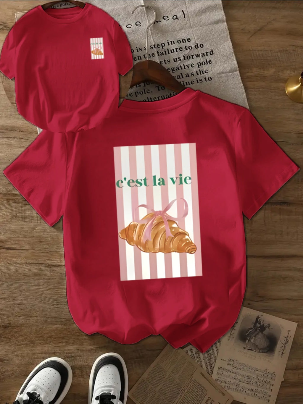 Casual Short Sleeve Crew Neck T-Shirt