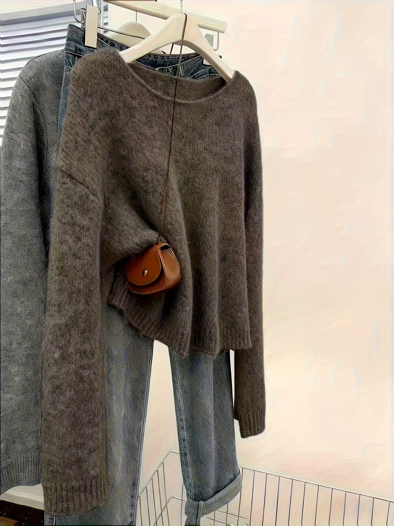 2025 New Christmas Casual Versatile Pullover Soft Short Sweater for Women Autumn Winter Base Layer