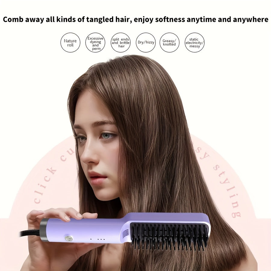 3-Minute Fast Straight Hair Comb with Ceramic Heating