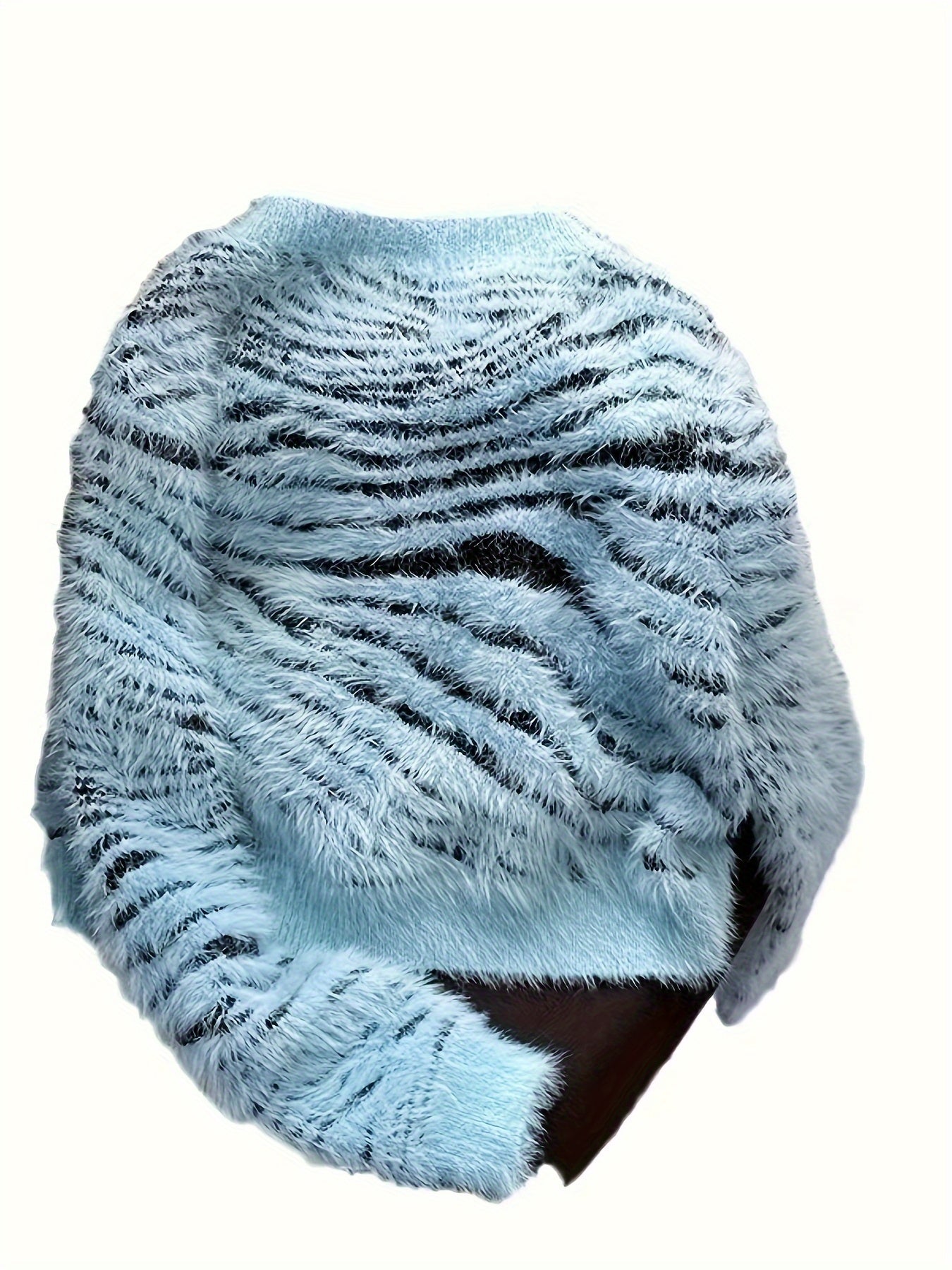 Black Stripe Winter Coat