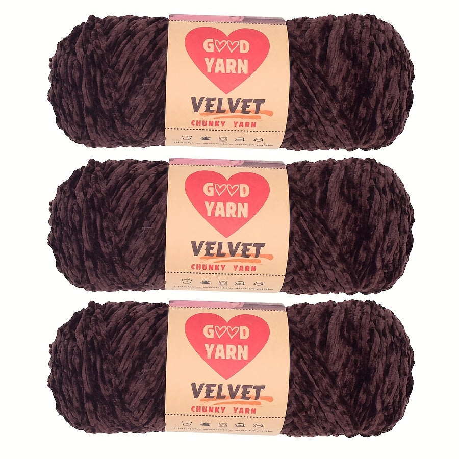 600g Big Chenille Velvet Yarn