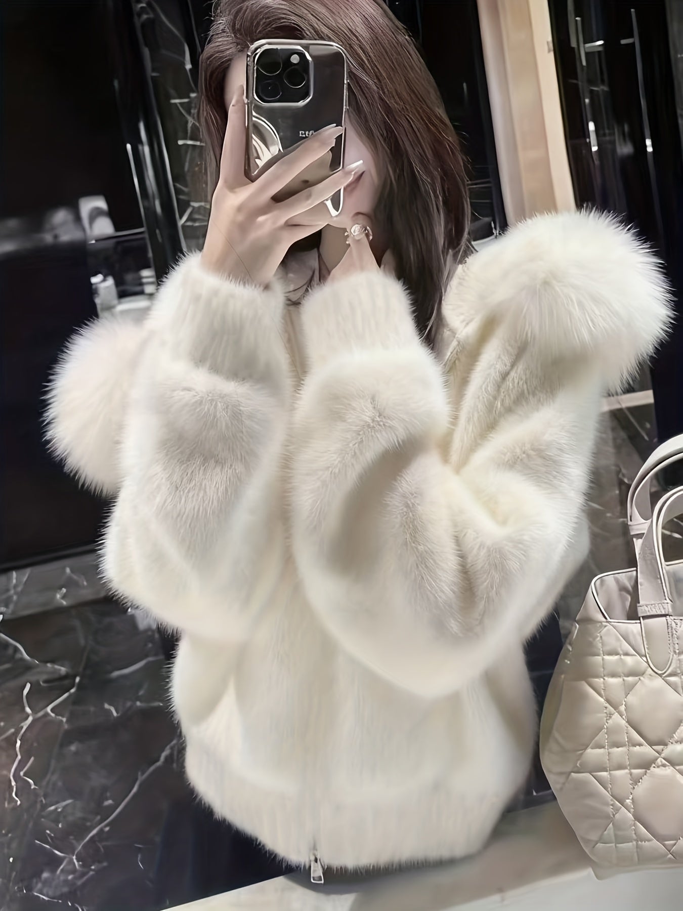 Fleece-Lined Hooded Sweater