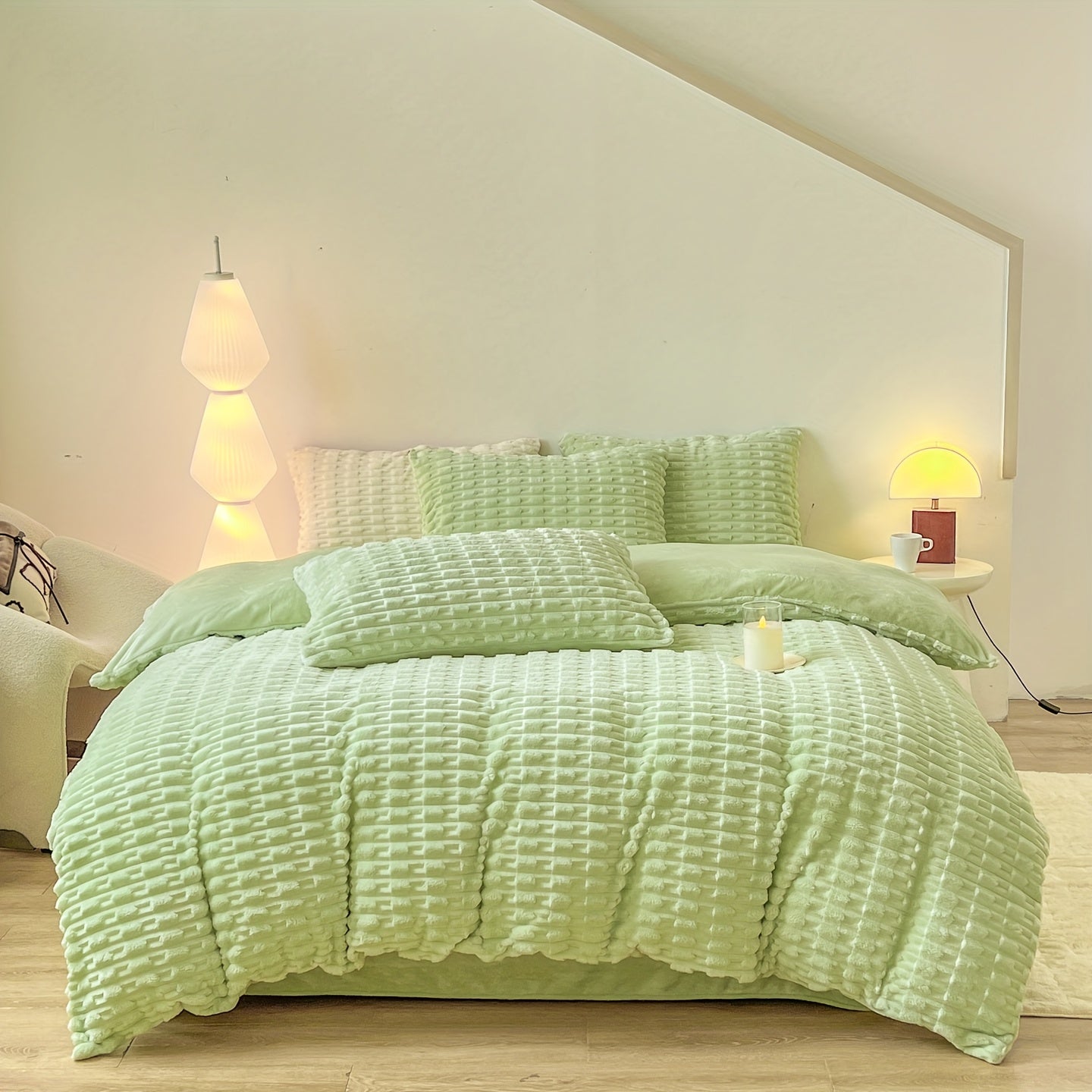 Solid Color Warm Duvet Cover Set