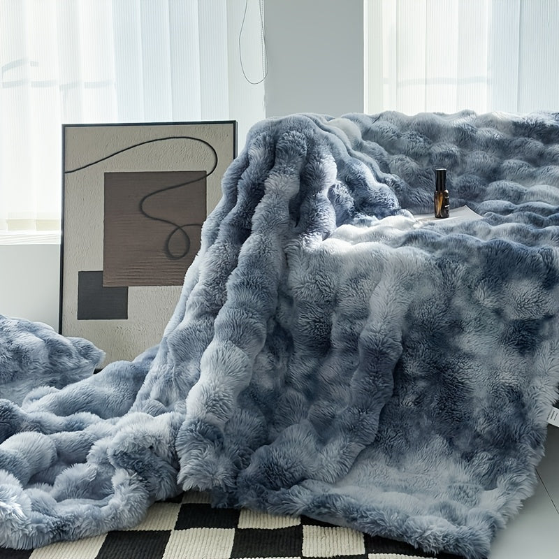 Faux Rabbit Fur Blanket