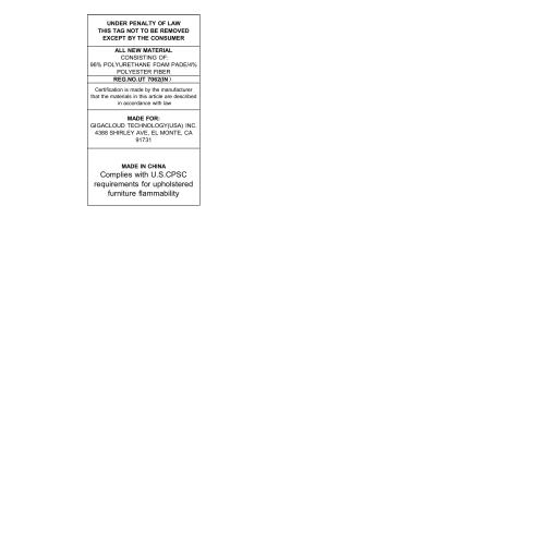 Modern White Upholstered Twin Size Platform Bed with USB Ports & RGB LED