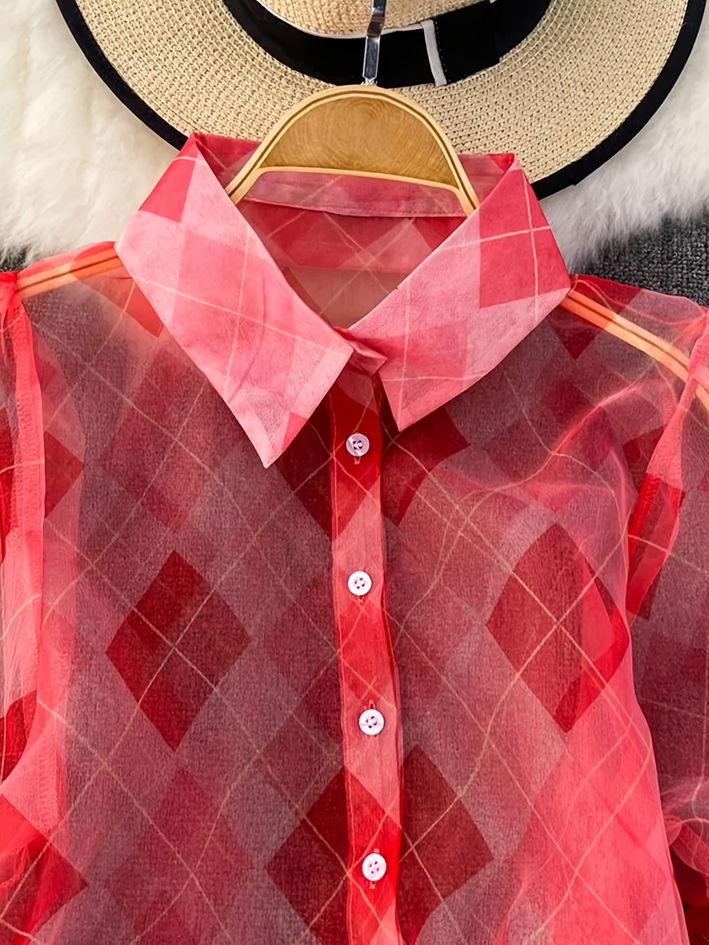 Lightweight Sheer Mesh Shirt