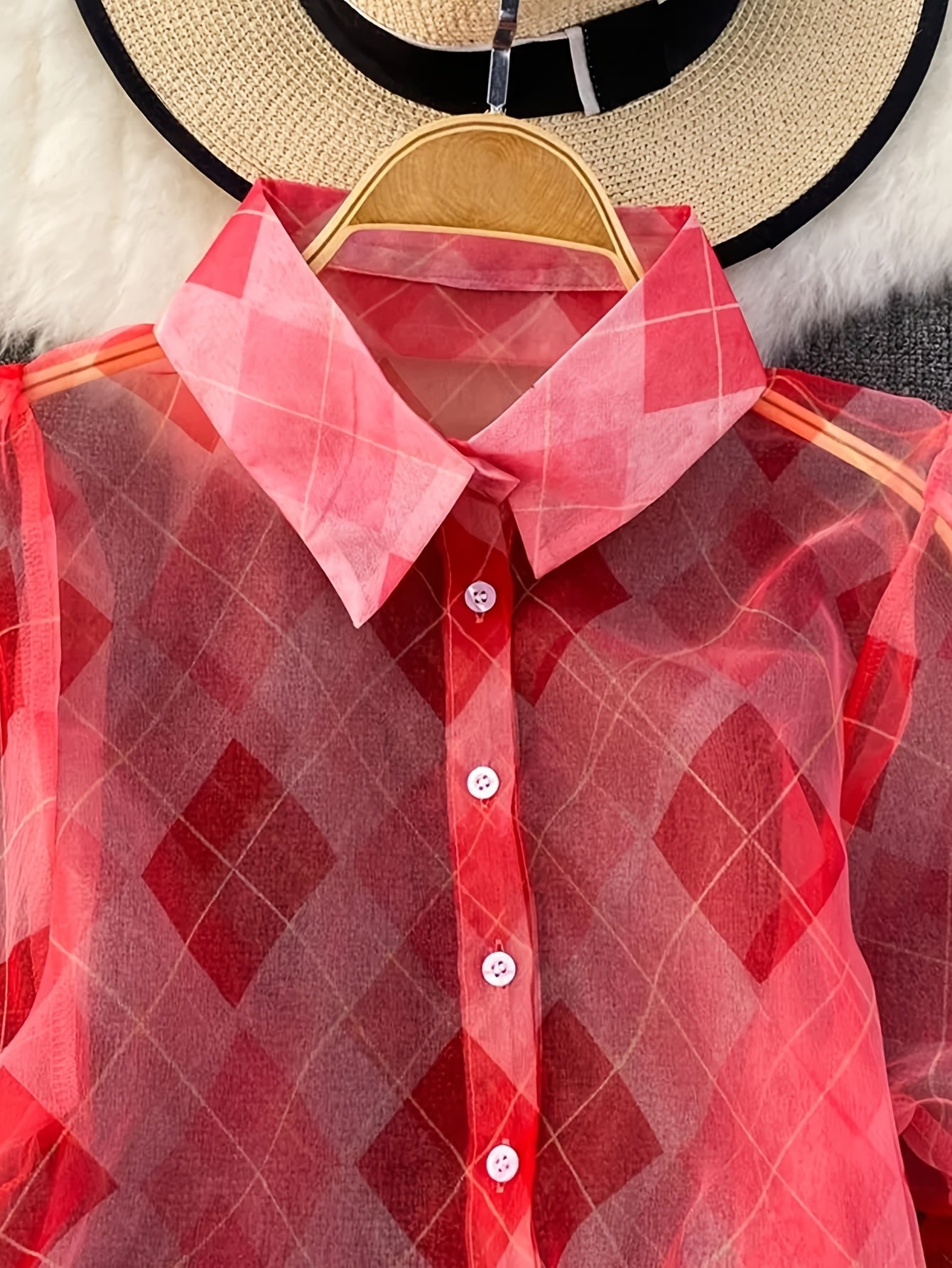 Lightweight Sheer Mesh Shirt