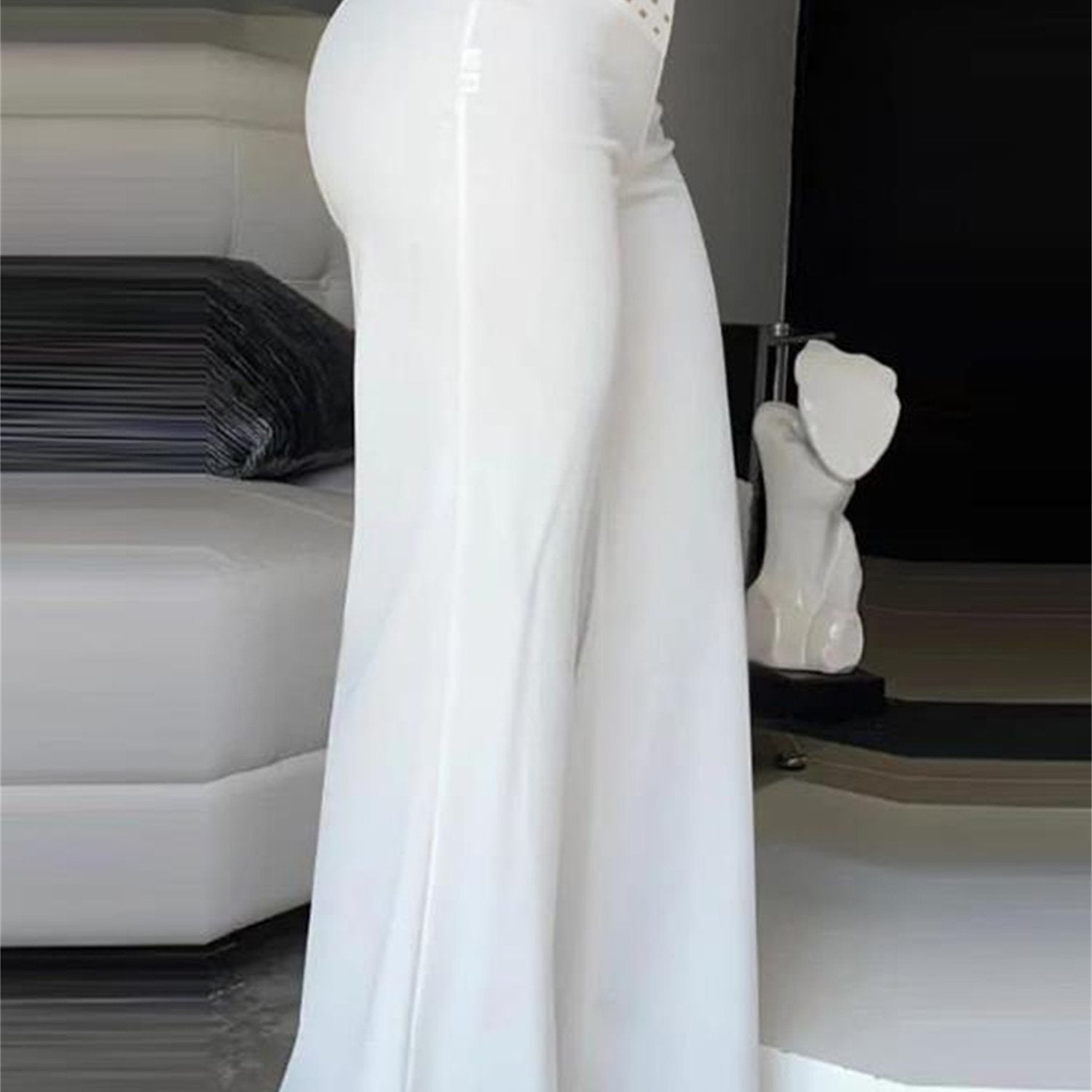 High-Waisted Wide Leg Pants