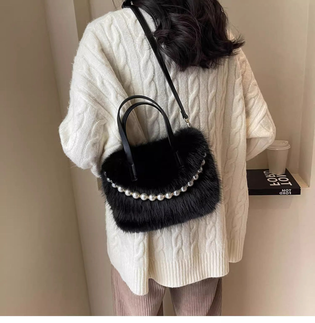Plush Crossbody Bag