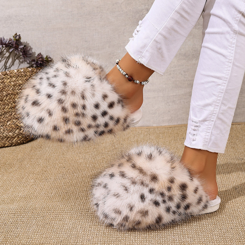 Cozy Leopard Slippers