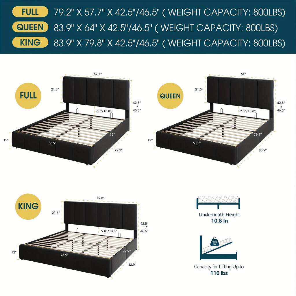 Lift Up Storage Bed