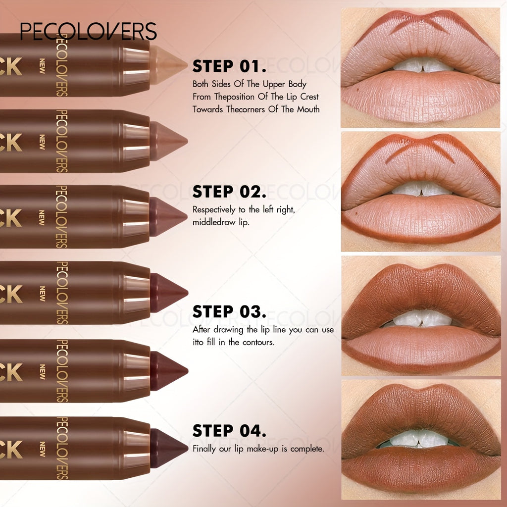 {2pcs} Moisturizing Lip Gloss & Lip Liner