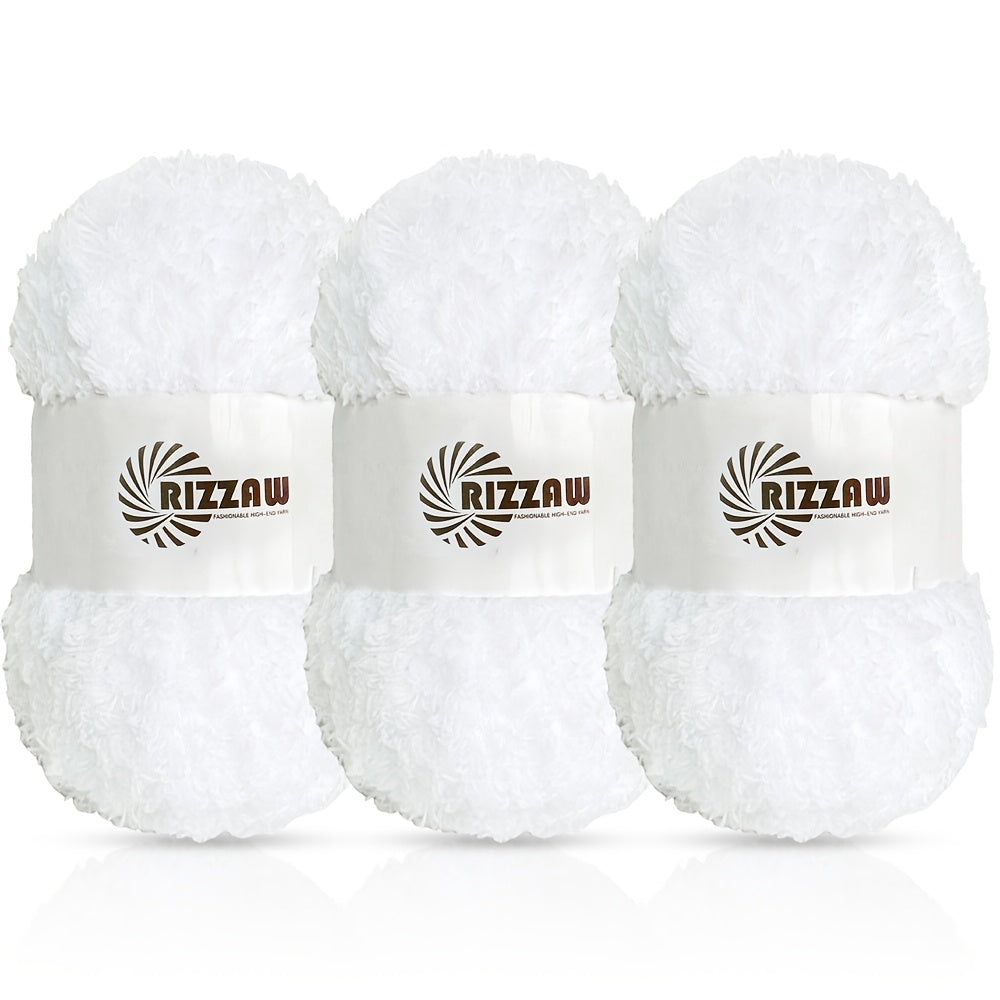 {3-Pack} Coral Fleece Soft Yarn
