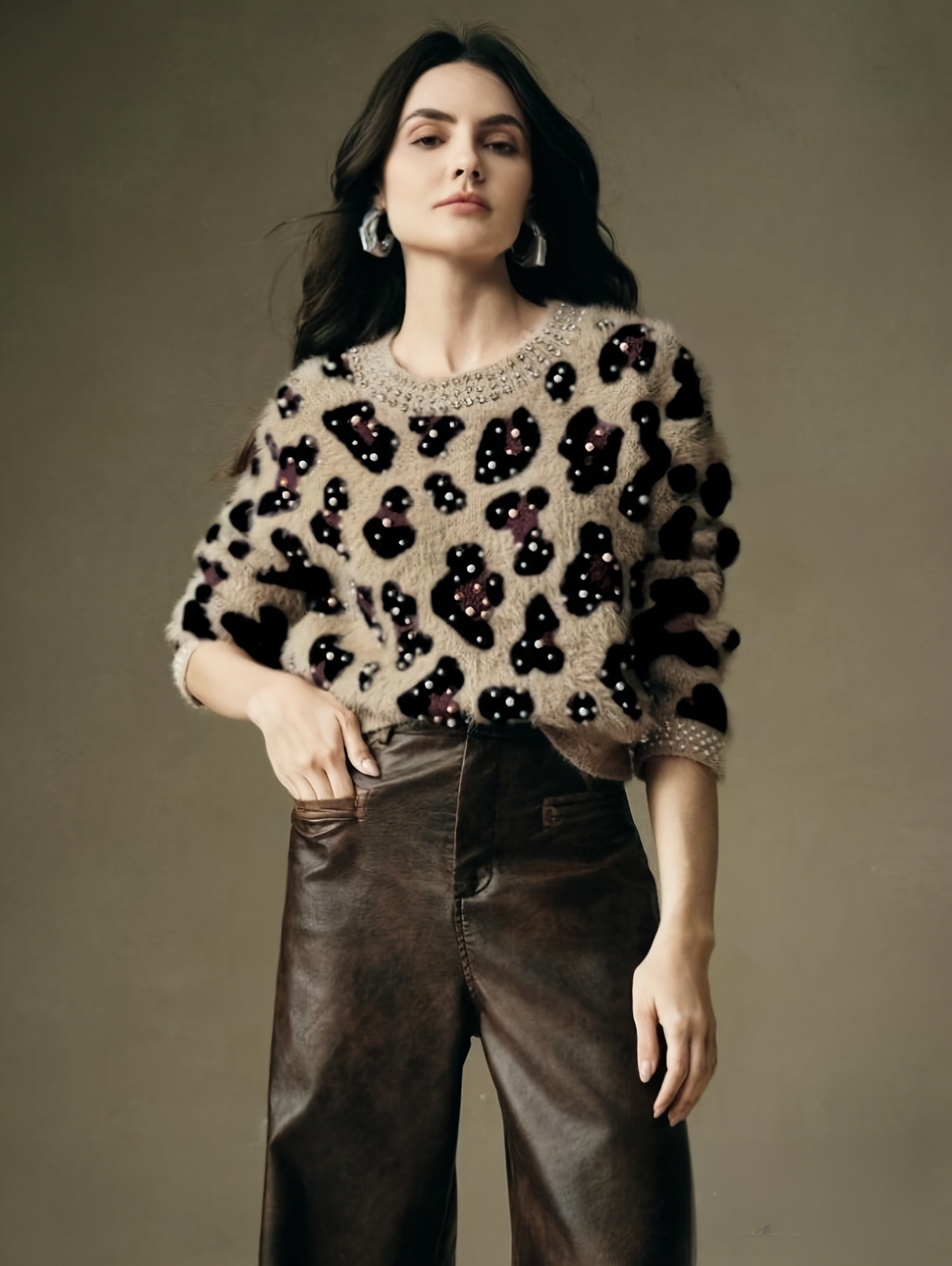 Luxurious Leopard Sweater