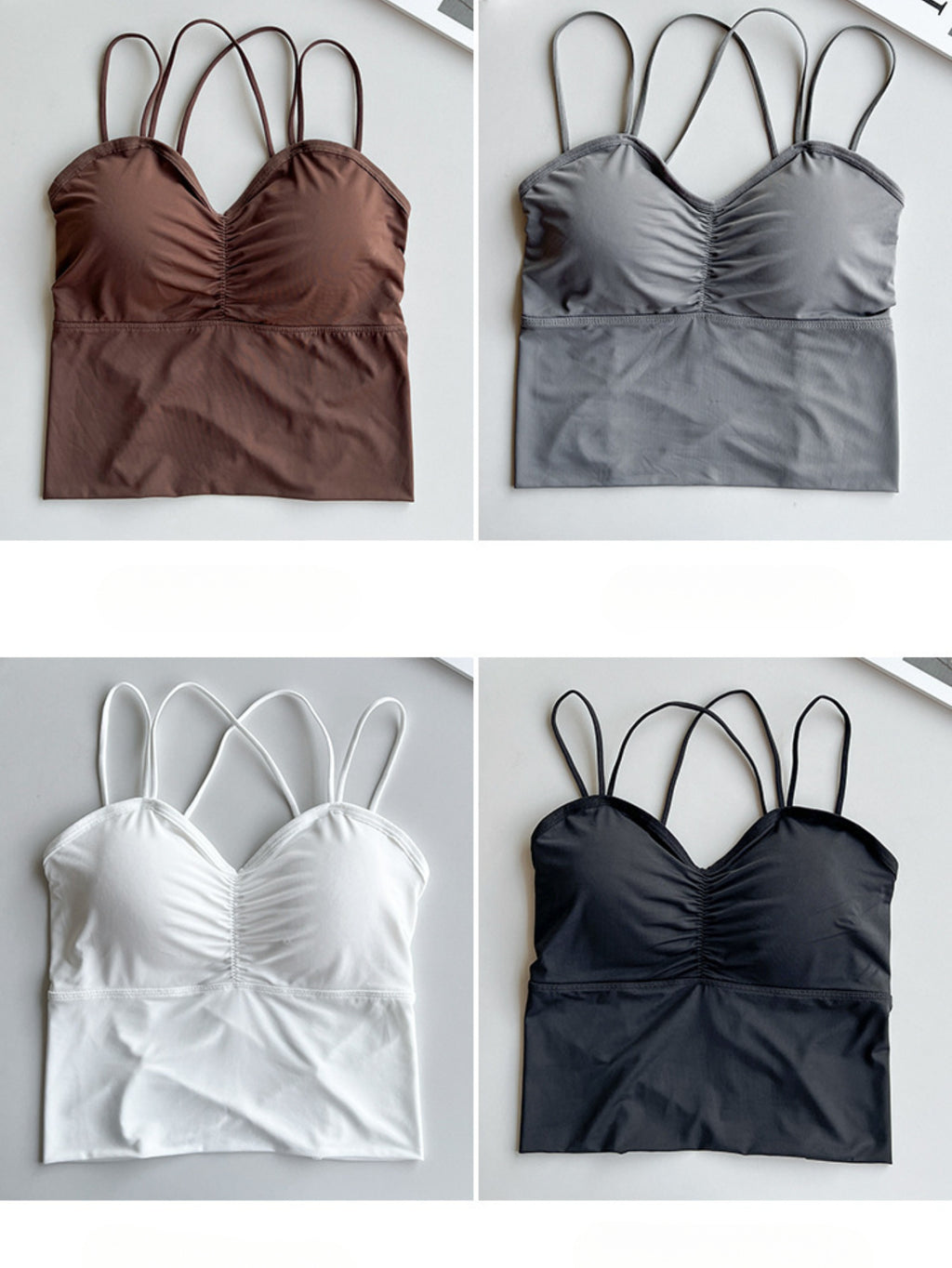 Set of 4 Sexy Lace-Back Camisoles