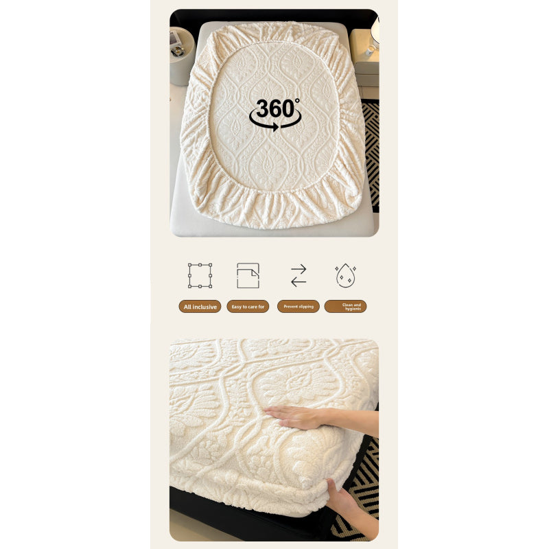 Jacquard Velvet Fitted Sheet