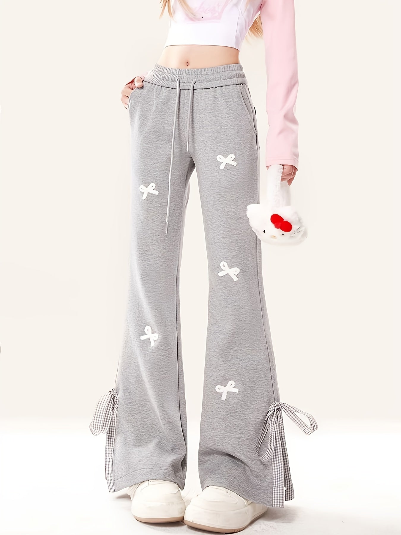 High-Waisted Flared Pants