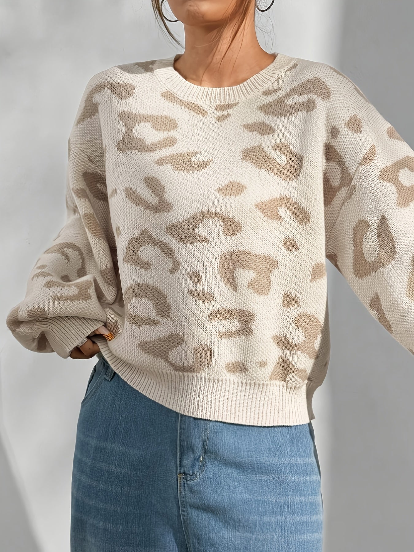 Leopard Print Sweater