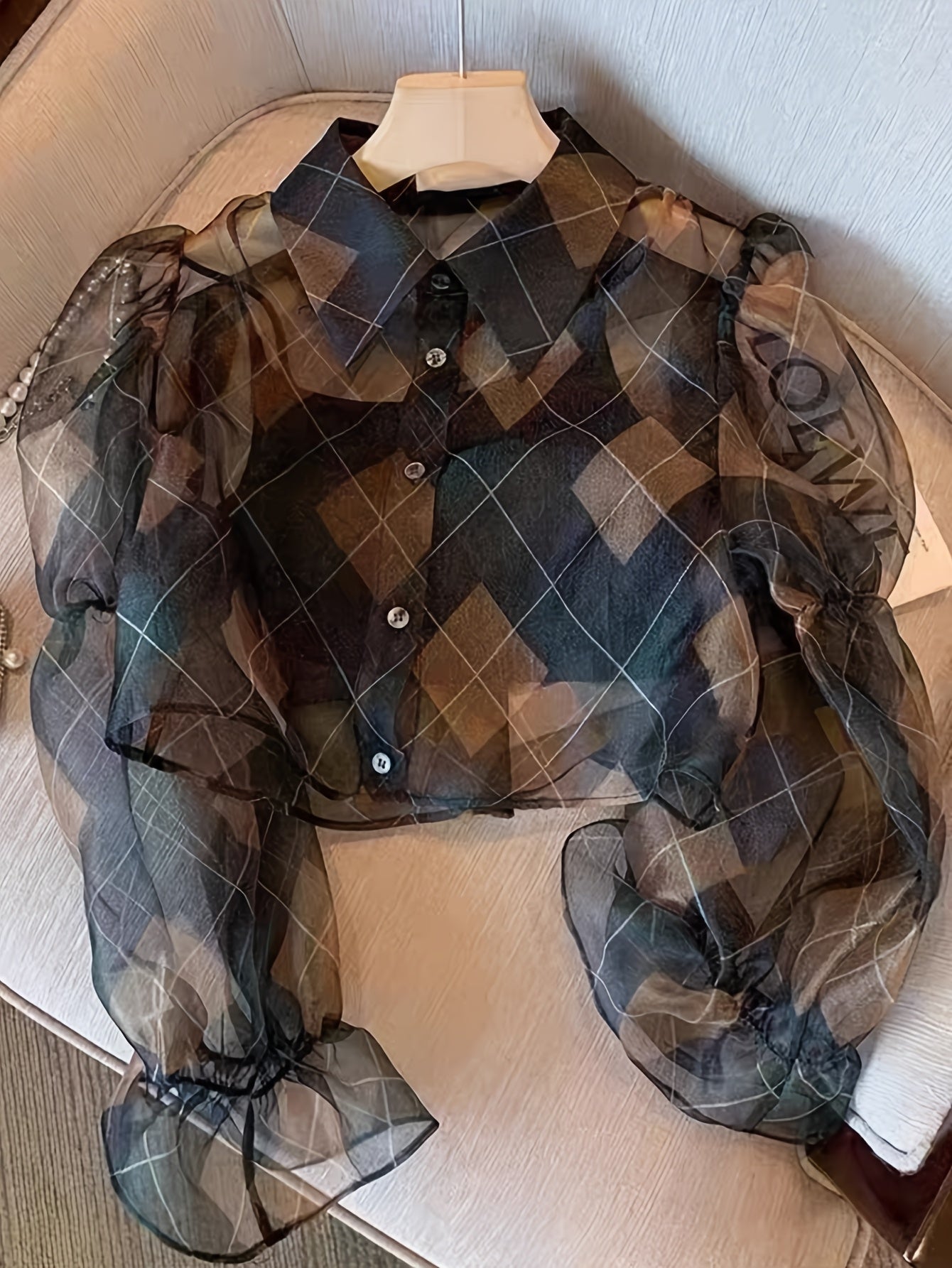 Lightweight Sheer Mesh Shirt