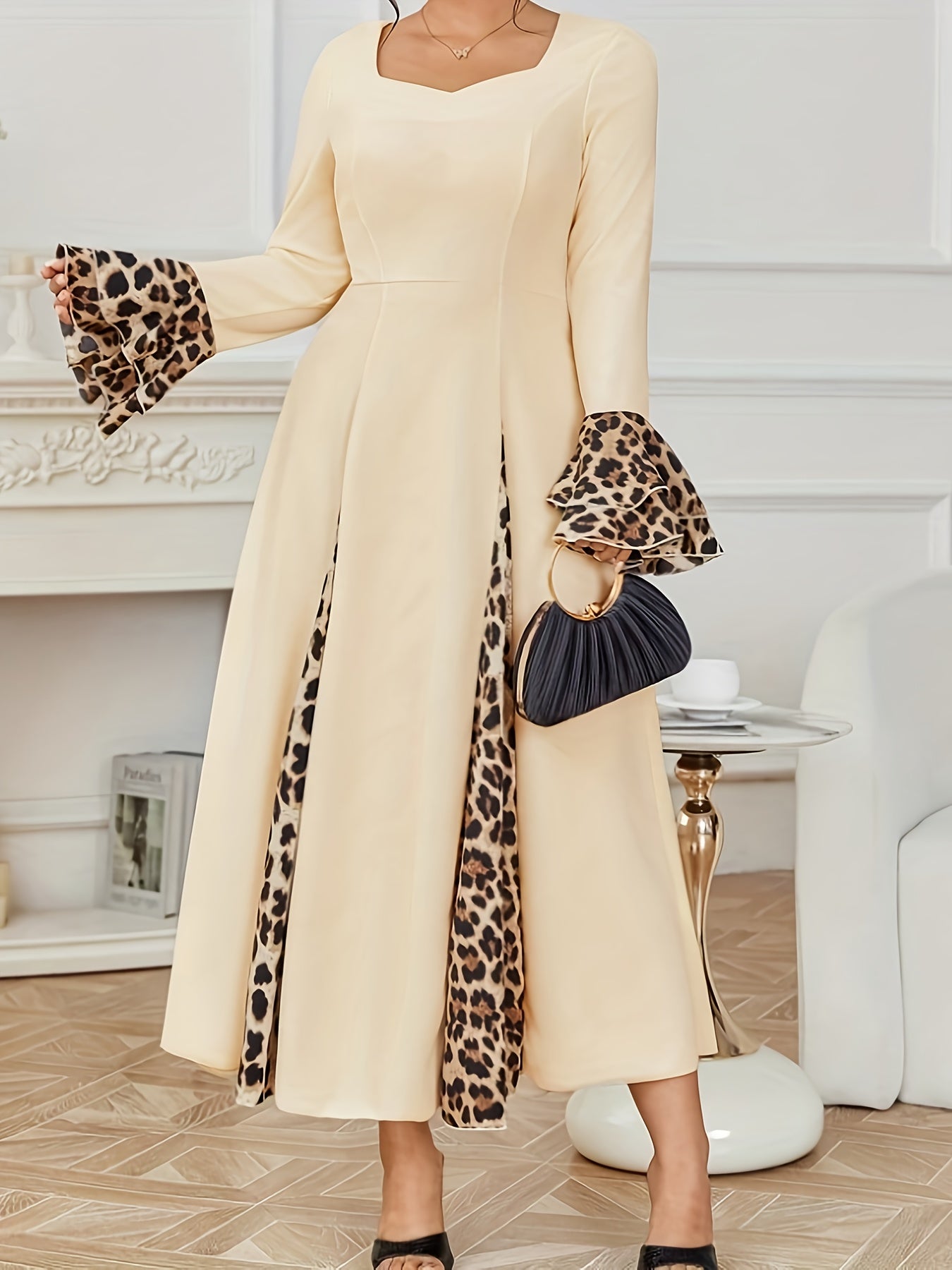 Leopard Print Mermaid Dress