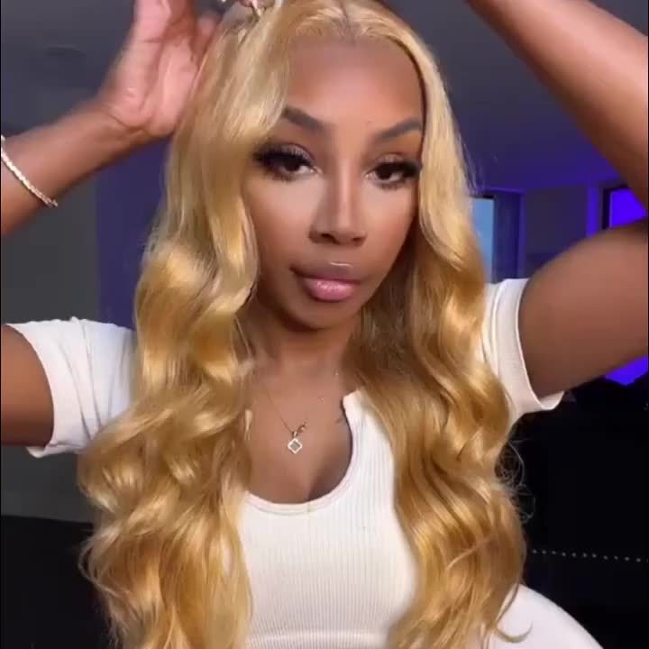 13x6 Body Wave Honey Blonde Wig