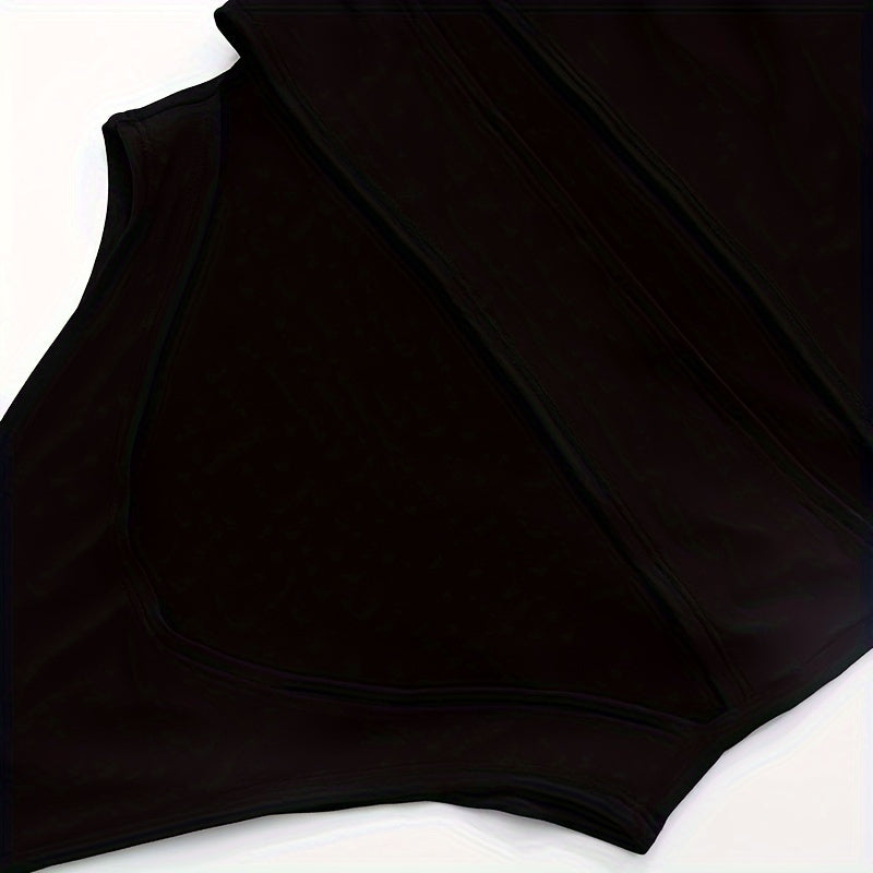 Chic Asymmetric Top with Waist Accent