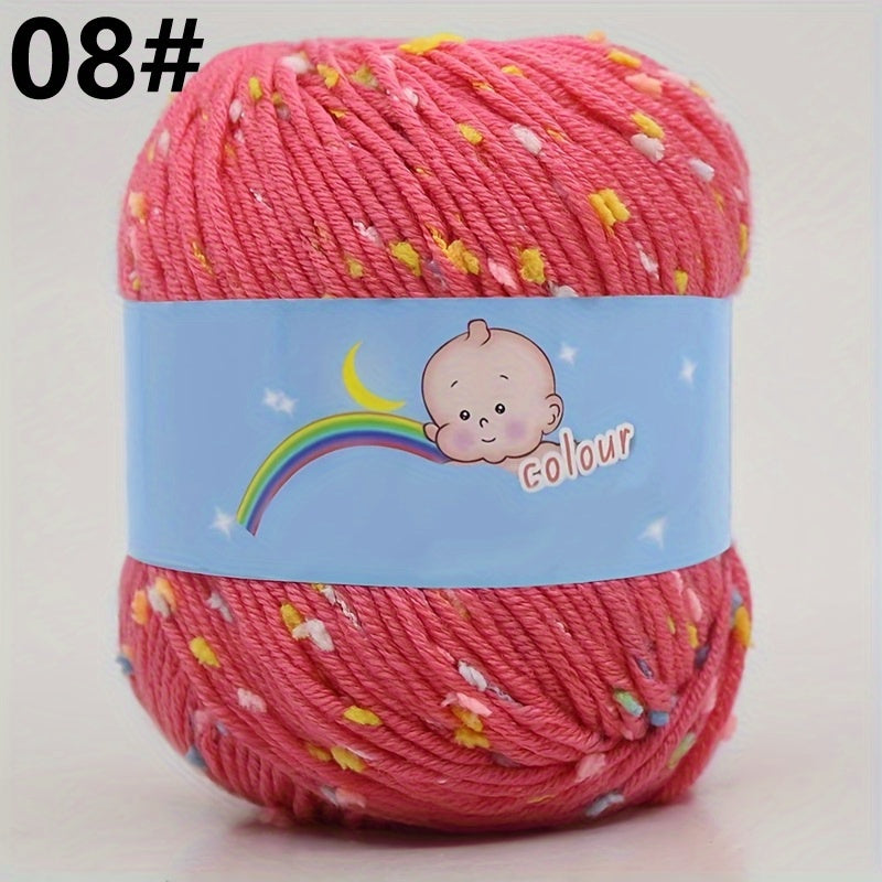 5rolls/0.55lb Color Dot Fleece Ball