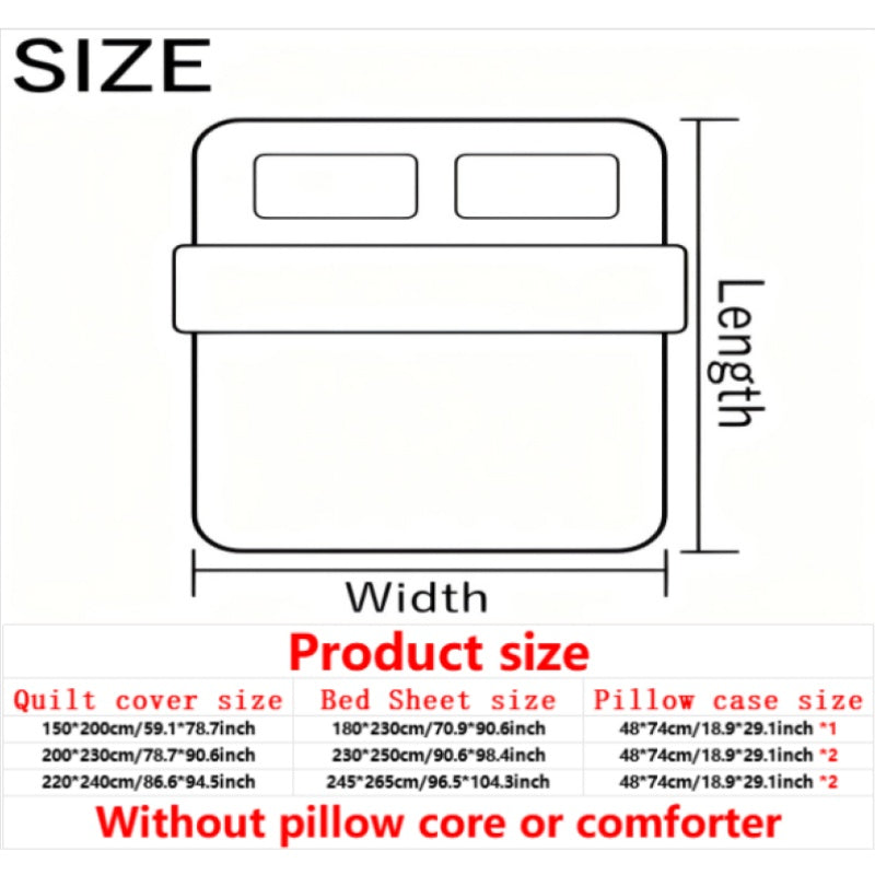 {3/4pcs} Cartoon Lambskin + Milk Velvet Set