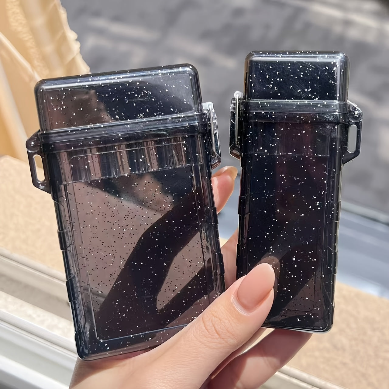 Black Smoke Case King Size Pre-Roll Cone Holder Case