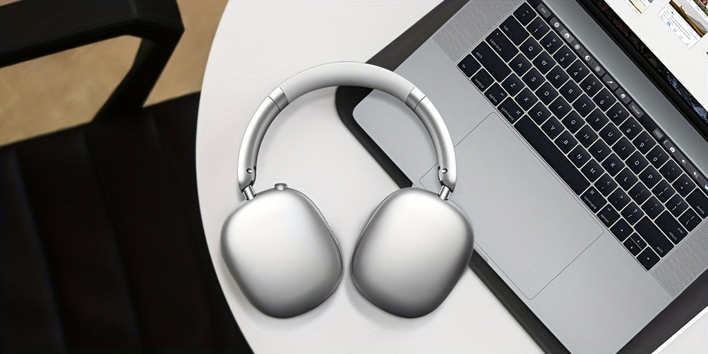 Over Ear Wireless Headphones Noise Canceling Hi-Res Audio, 48H Playtime, Foldable, Breathable Soft Earpads