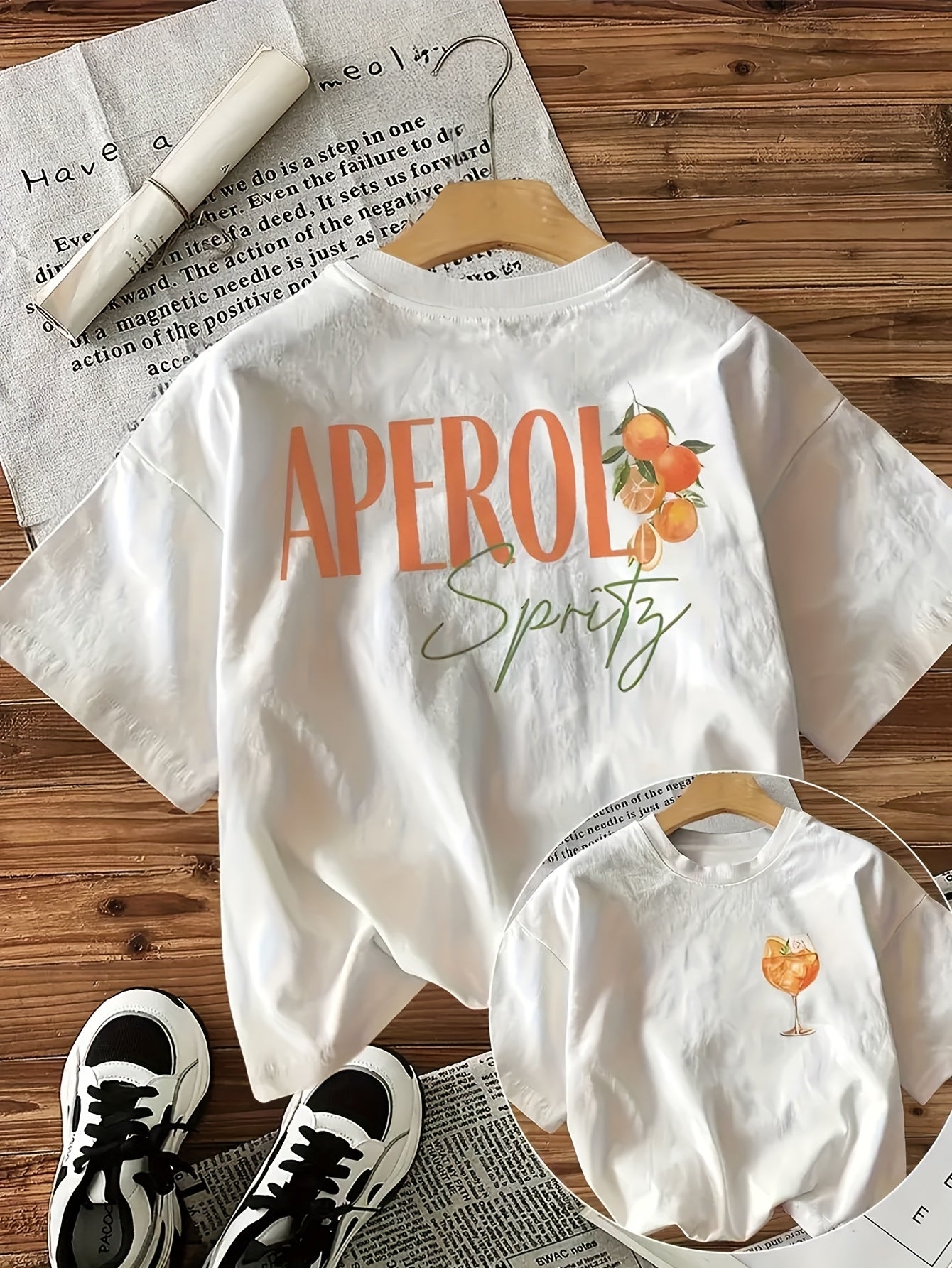 Aperol Spritz Print T-Shirt