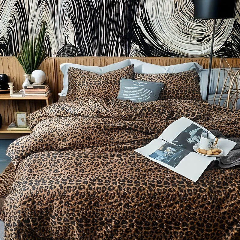 Leopard Print Comforter Set